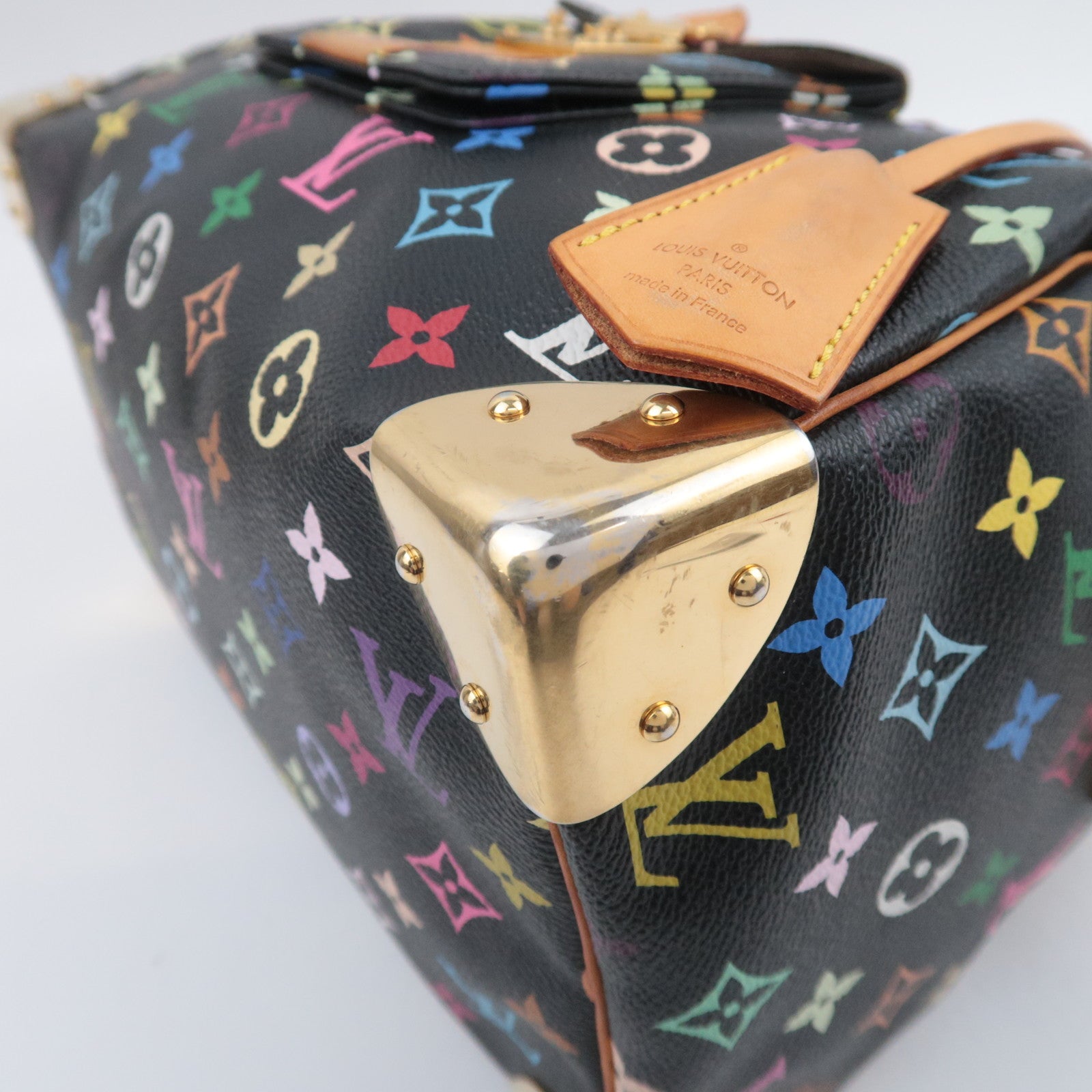 Louis Vuitton Monogram Multicolor Speedy 30 Noir M92642