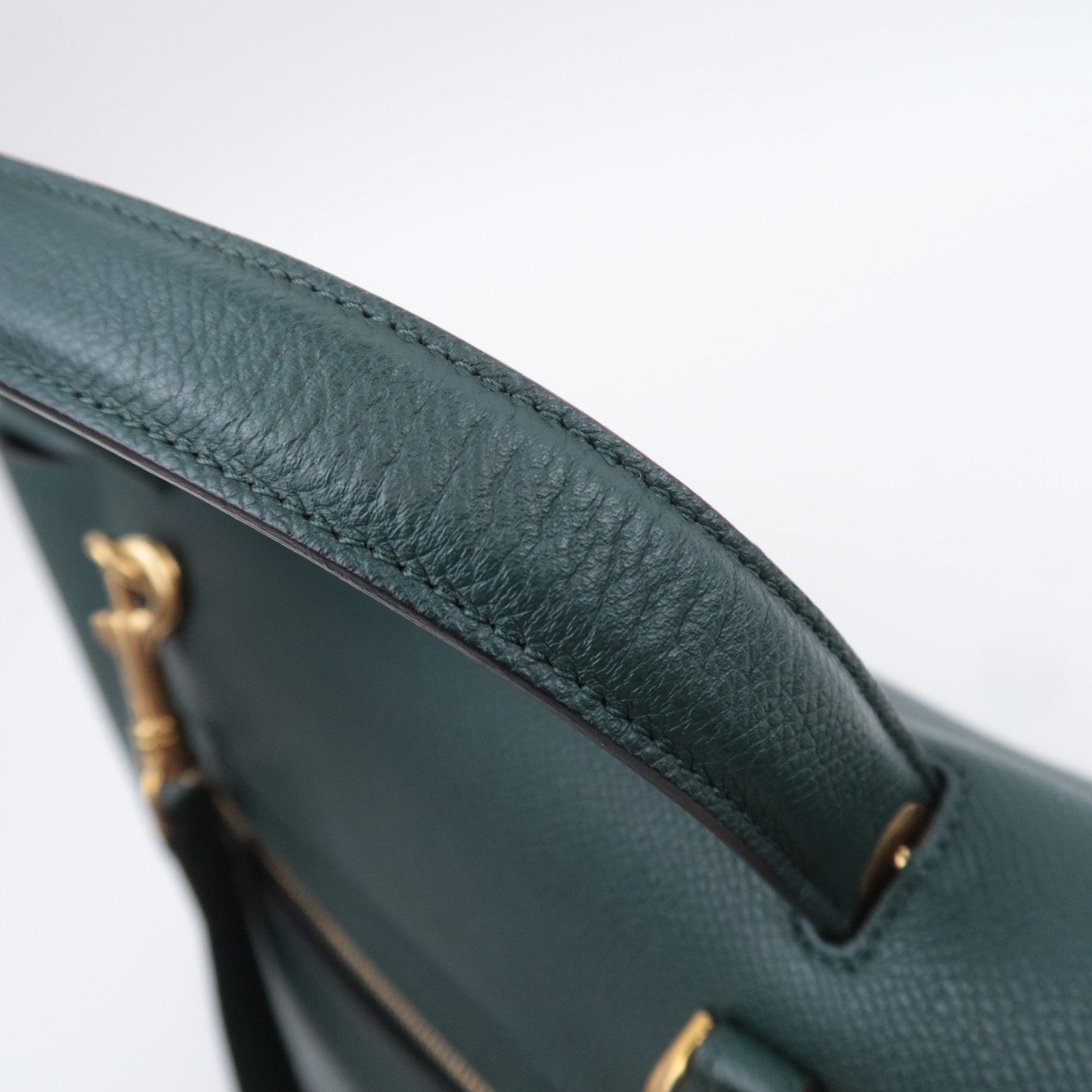 CELINE Belt Bag Mini 2Way Leather Handbag Green