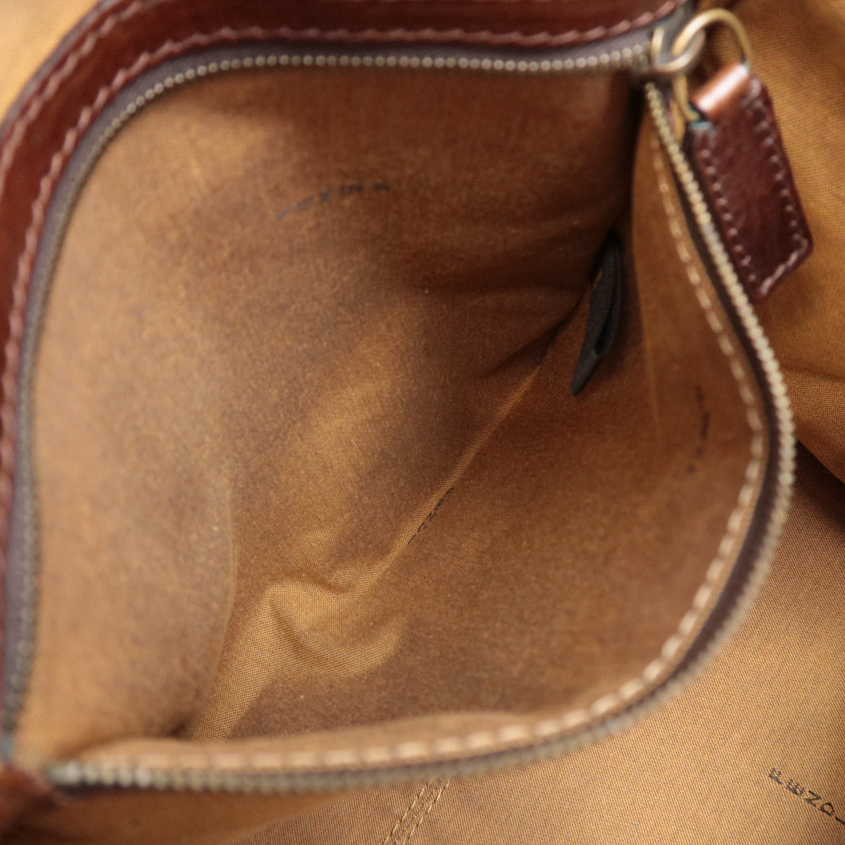 FENDI Zucca Ethonico Canvas Shoulder Bag 8BN157