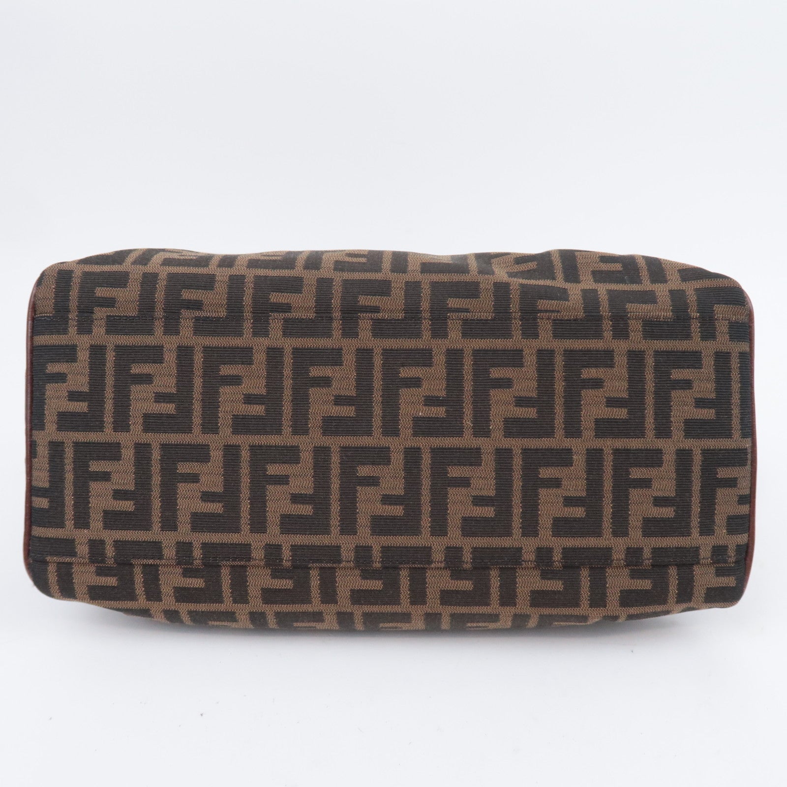 FENDI Zucca Ethonico Canvas Shoulder Bag 8BN157