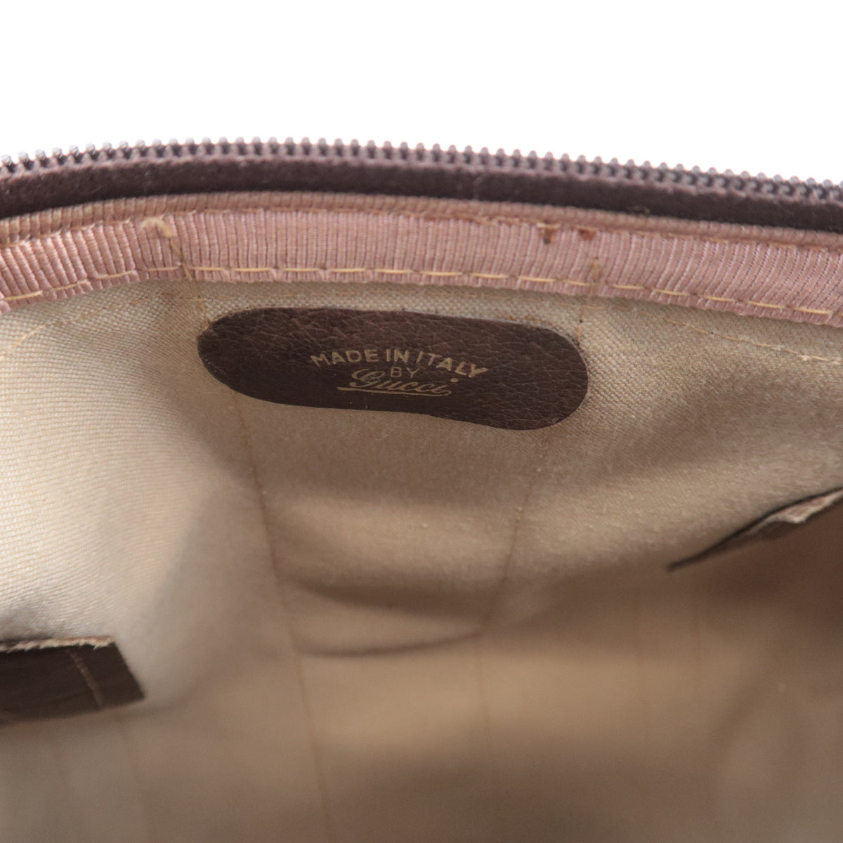 GUCCI Old Gucci Sherry GG Plus Boston Bag