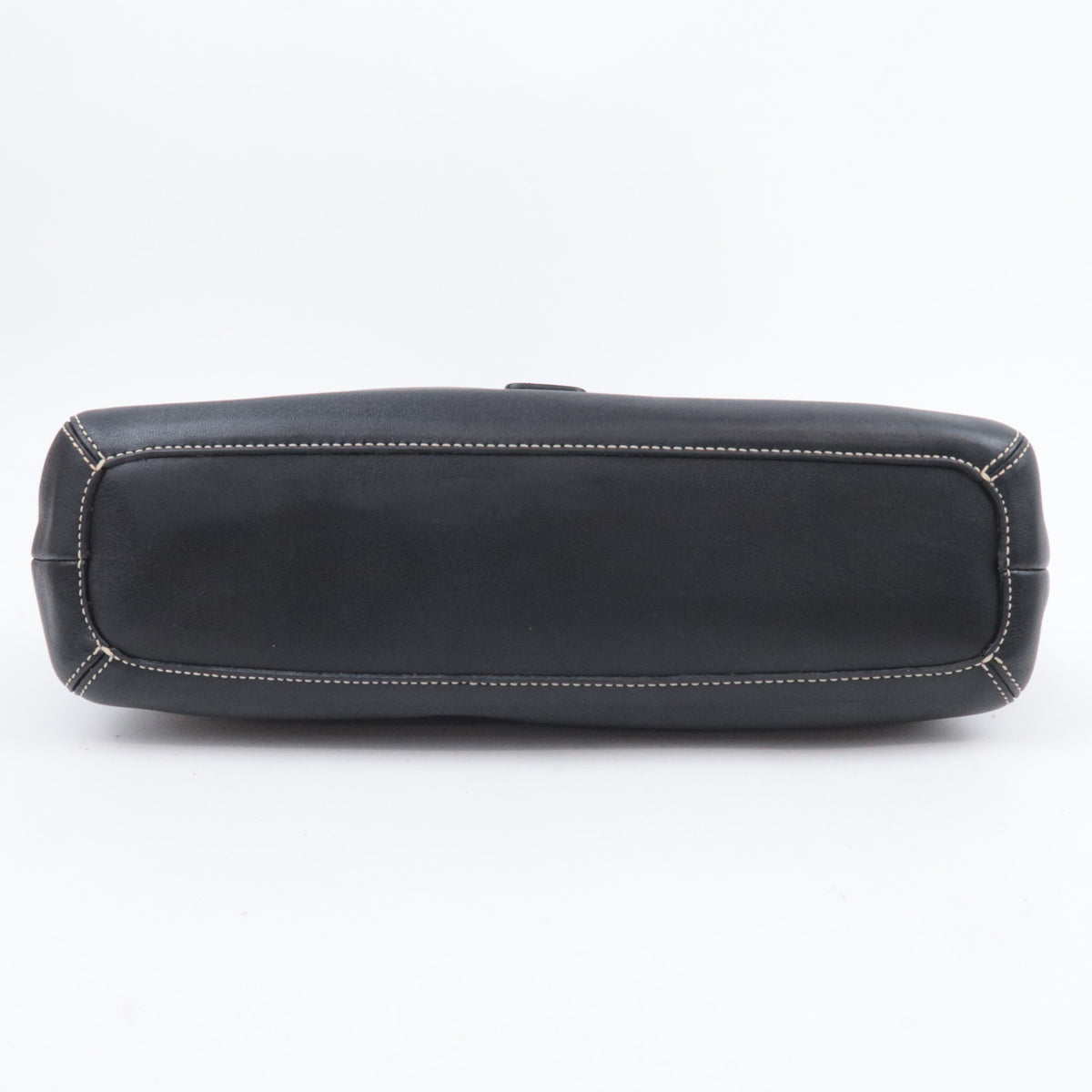 COACH Leather One Shoulder Bag Black 7463