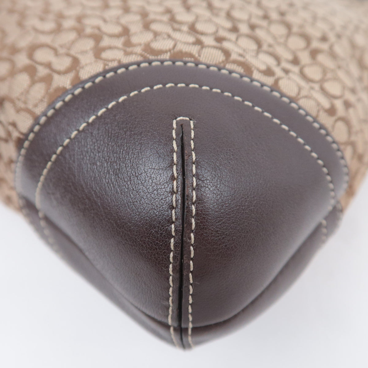 COACH Signature Canvas Shoulder Bag Brown 6376