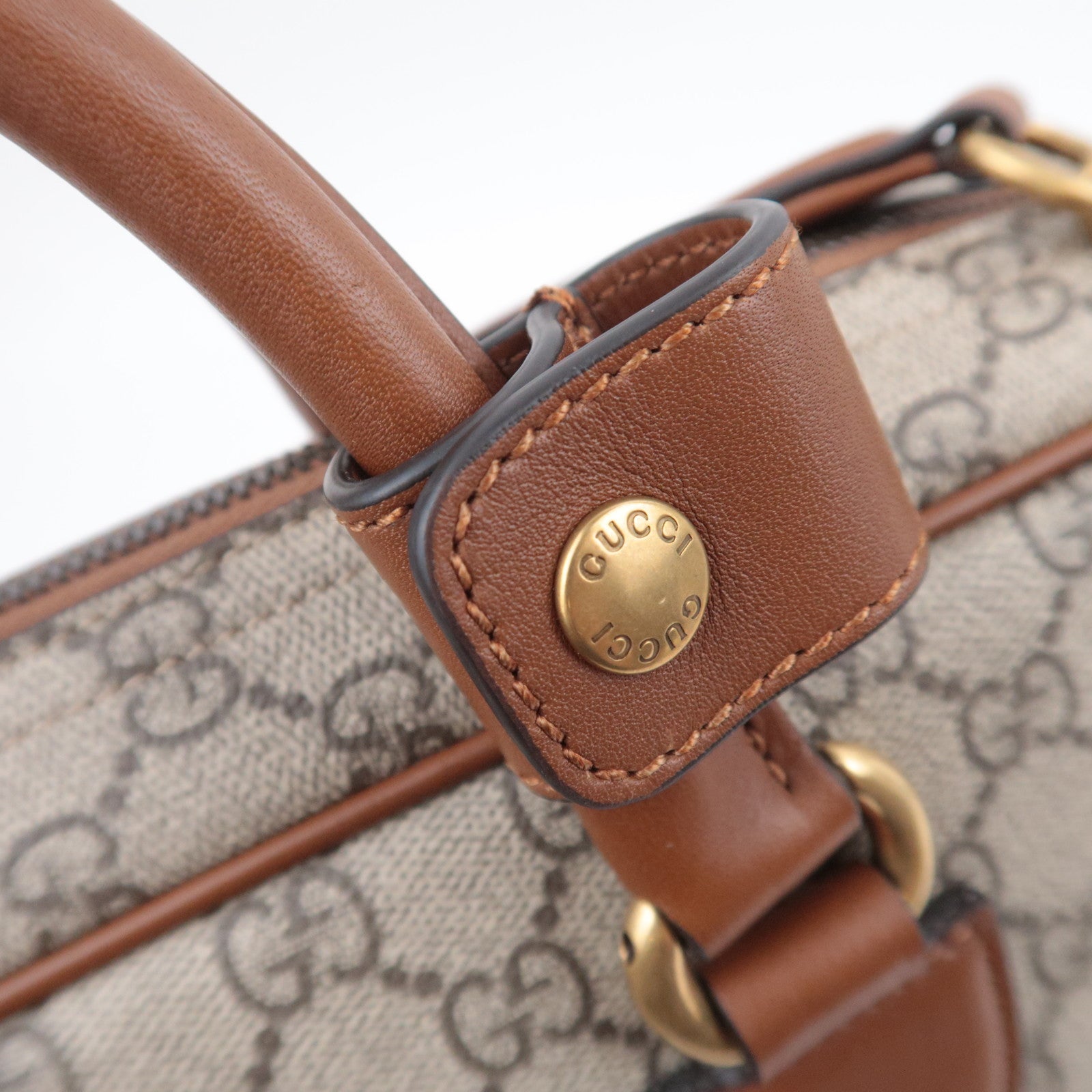 GUCCI GG Emblem Medium Briefcase