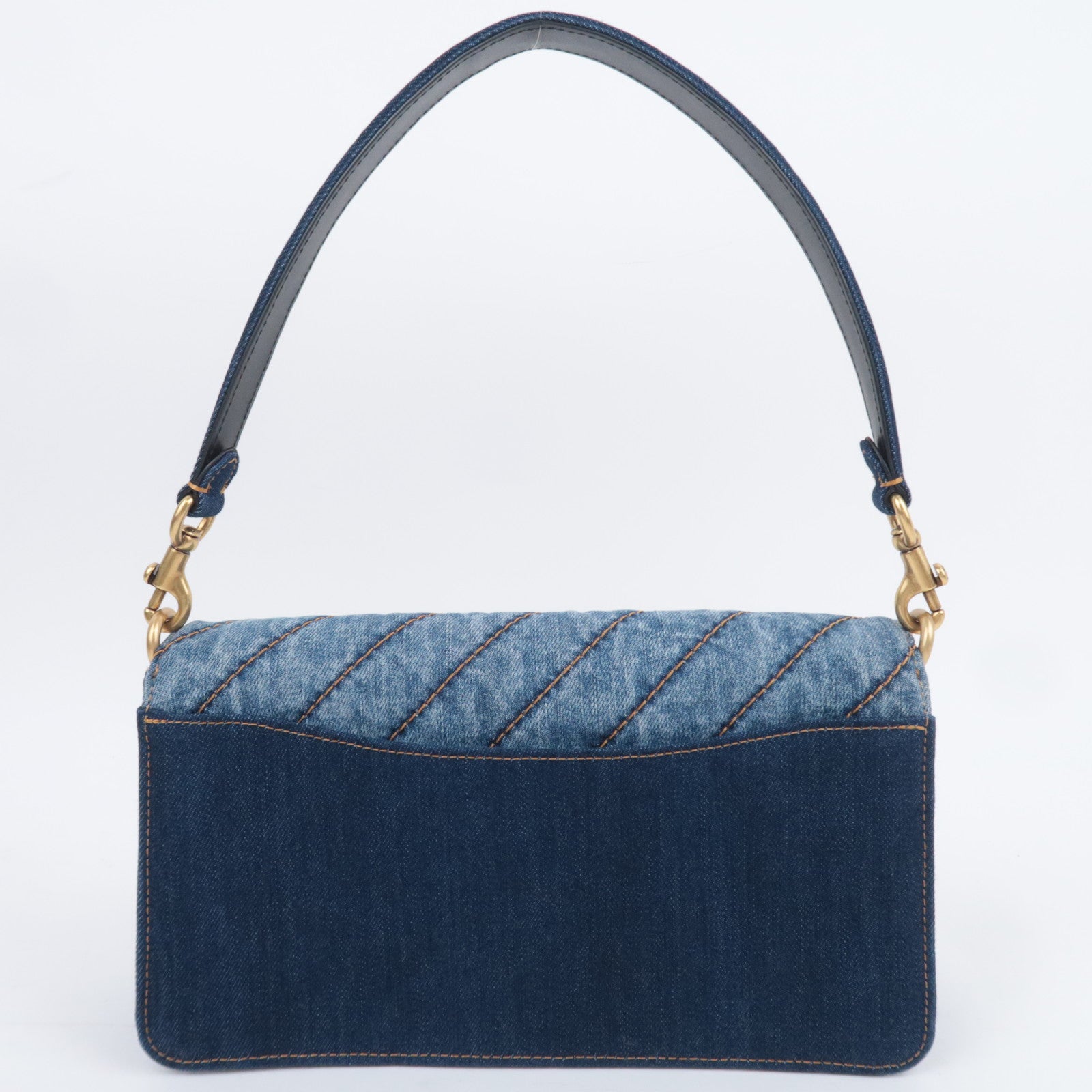 COACH Tabby 26 Denim Shoulder Bag Blue 89147