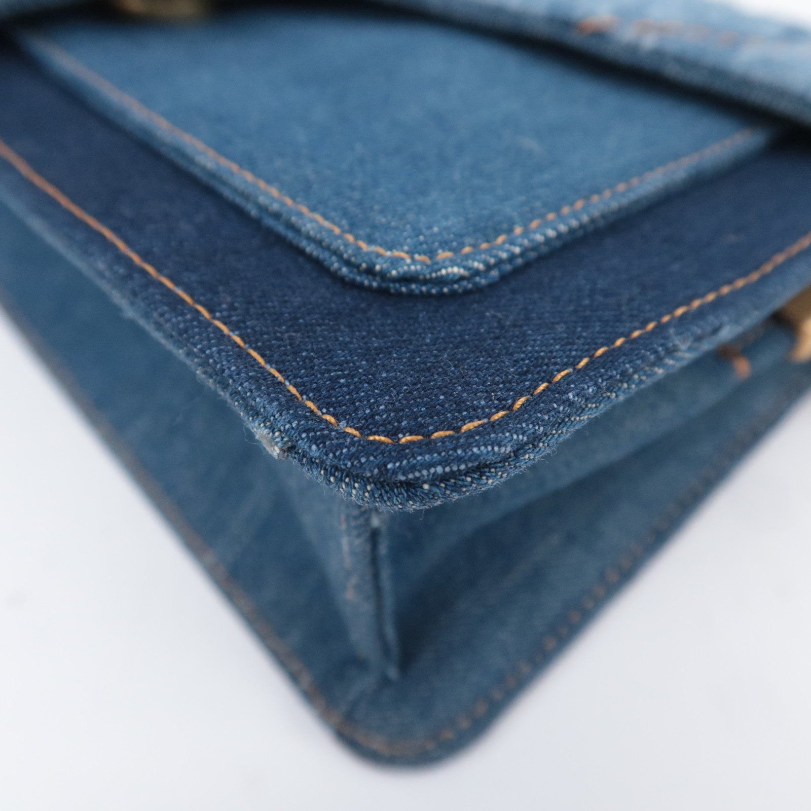 COACH Tabby 26 Denim Shoulder Bag Blue 89147