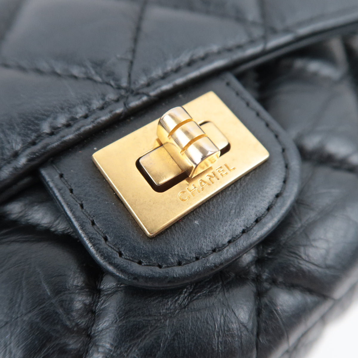 CHANEL 2.55 Reissue Mini Flap Bag Aged Calfskin