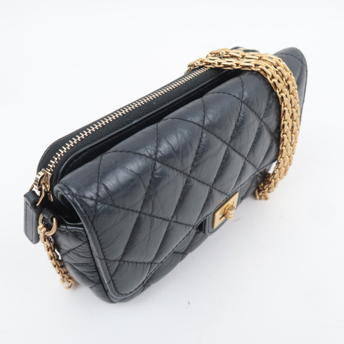 CHANEL 2.55 Reissue Mini Flap Bag Aged Calfskin