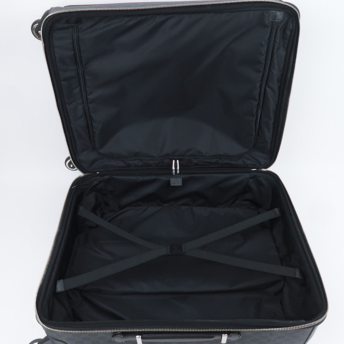 GUCCI GG Supreme Luggage Case Black 474356
