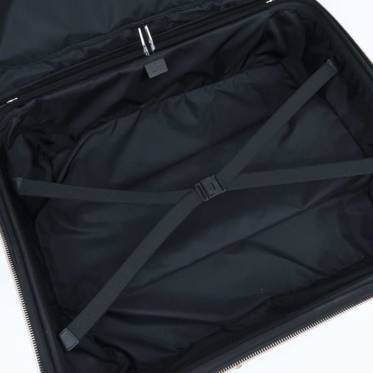 GUCCI GG Supreme Luggage Case Black 474356