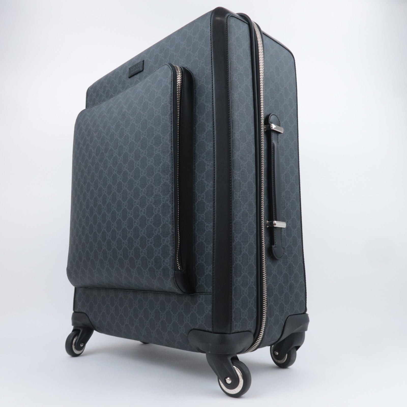 GUCCI GG Supreme Luggage Case Black 474356