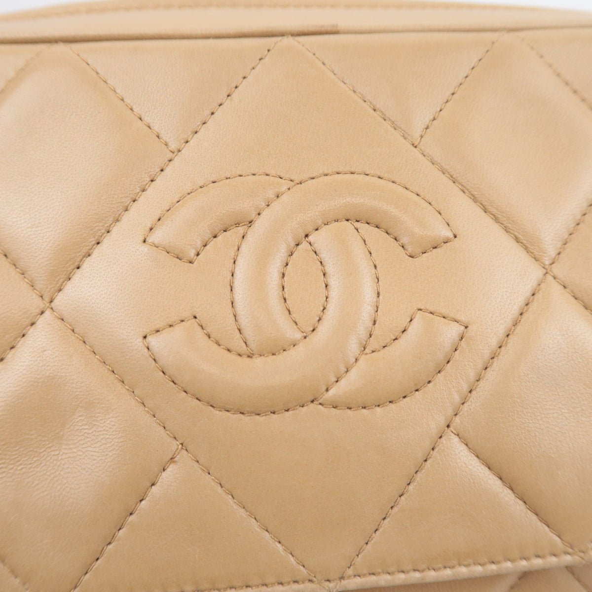 CHANEL Coco Mark Matelasse Fringe Leather Shoulder Bag