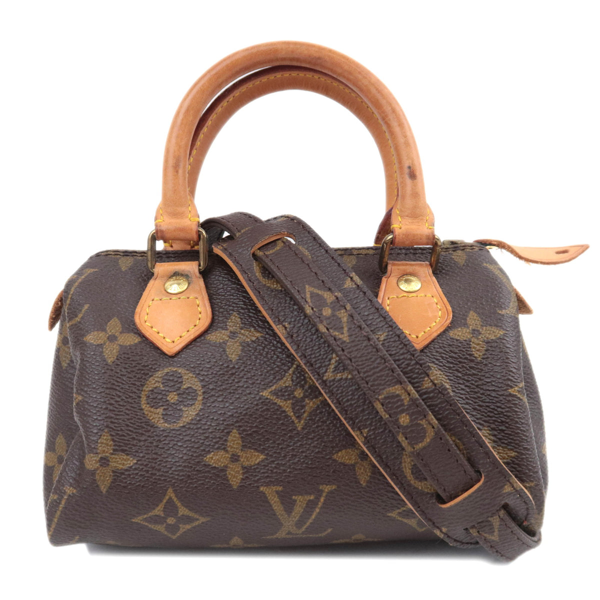 Louis Vuitton Monogram Mini Speedy Mini 2Way Bag M4153492303
