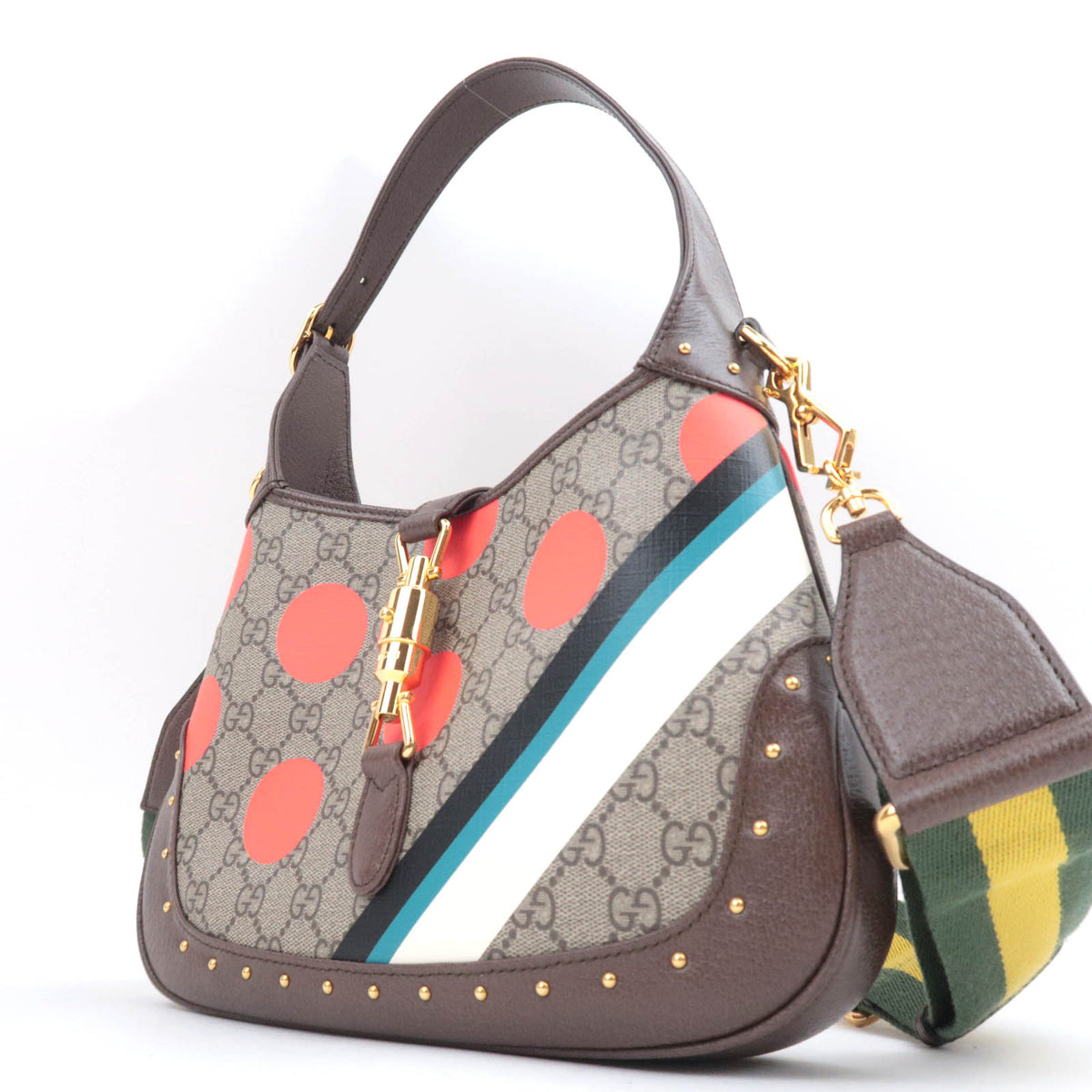 GUCCI Jackie 1961 Small GG Supreme Shoulder Bag 678843