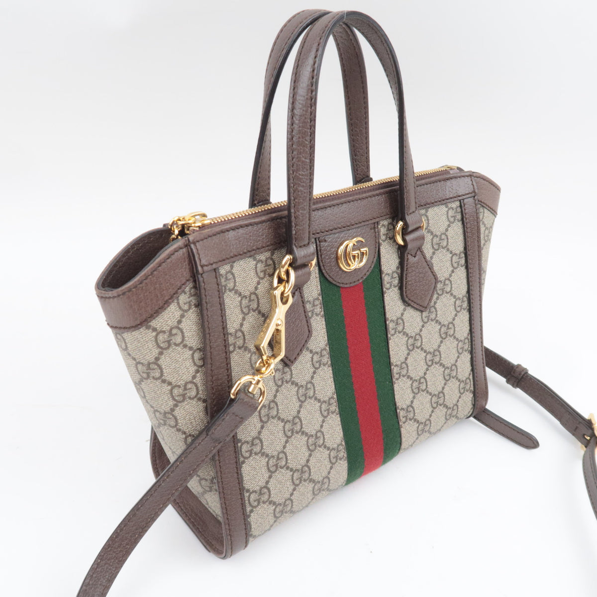 GUCCI Ophidia Sherry GG Supreme 2Way Tote 735392