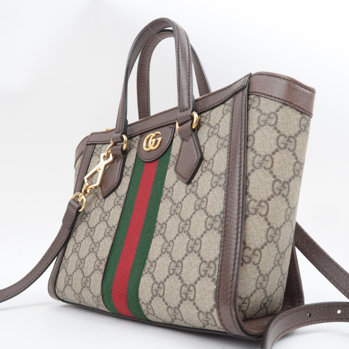 GUCCI Ophidia Sherry GG Supreme 2Way Tote 735392