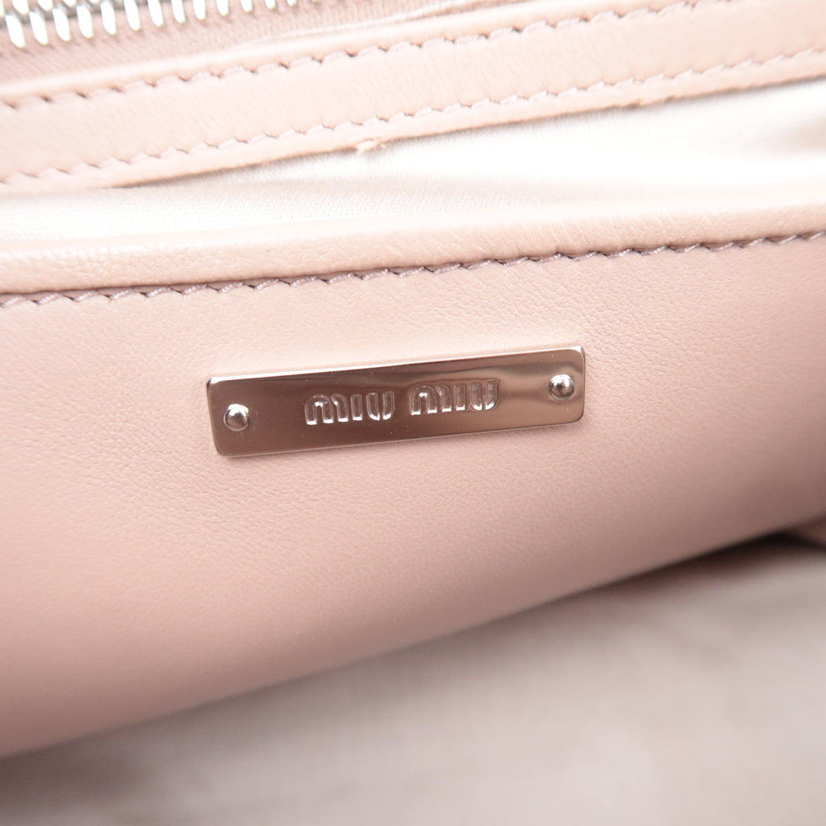 MIU MIU Matelasse 2Way Bijou Chain Shoulder Bag 5BA958