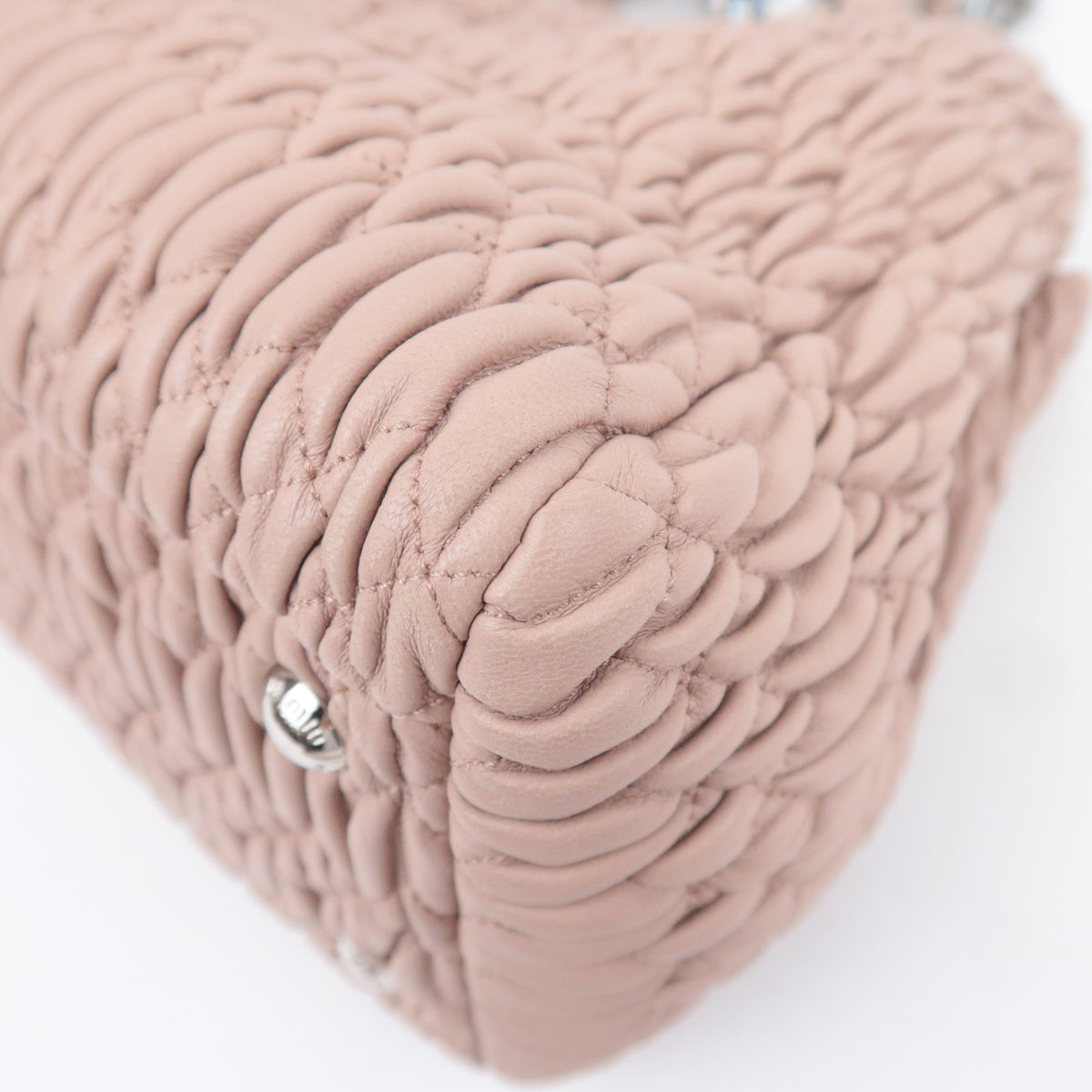 MIU MIU Matelasse 2Way Bijou Chain Shoulder Bag 5BA958