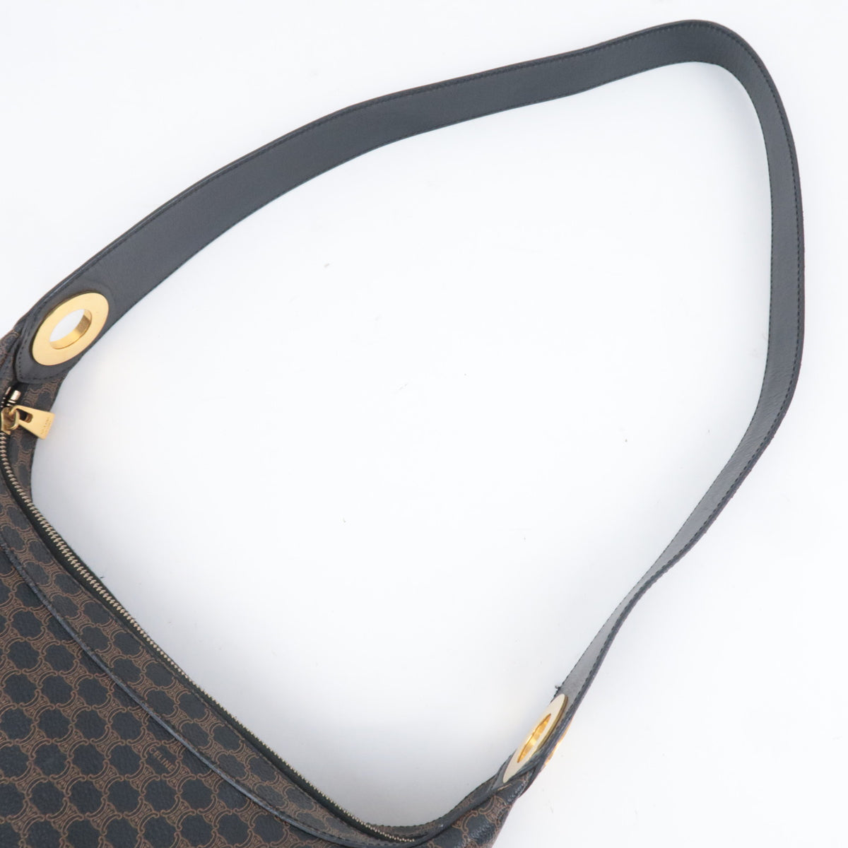 CELINE Macadam Hobo Shoulder Bag