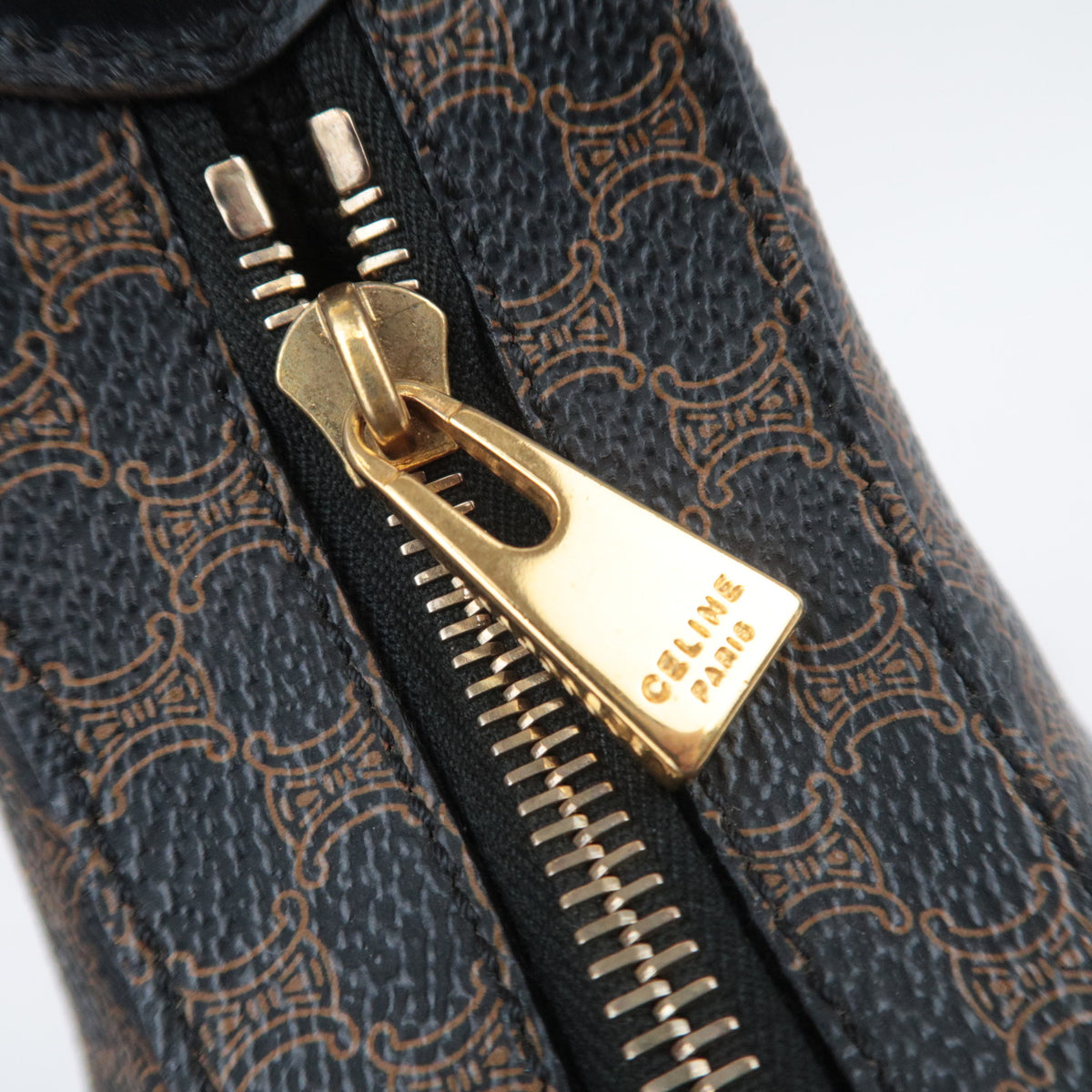 CELINE Macadam Hobo Shoulder Bag