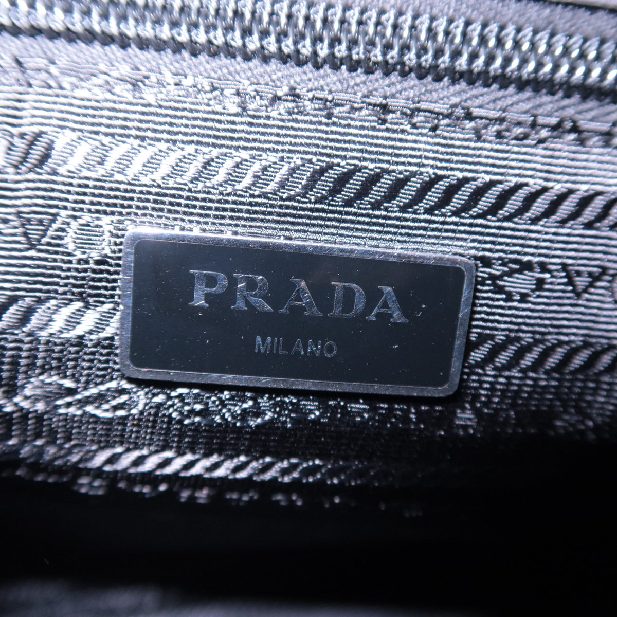 PRADA Logo Nylon Small Shoulder Bag 1BH716