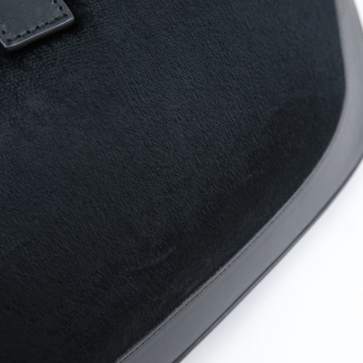 GUCCI Jackie Velour Shoulder Bag 001.3306