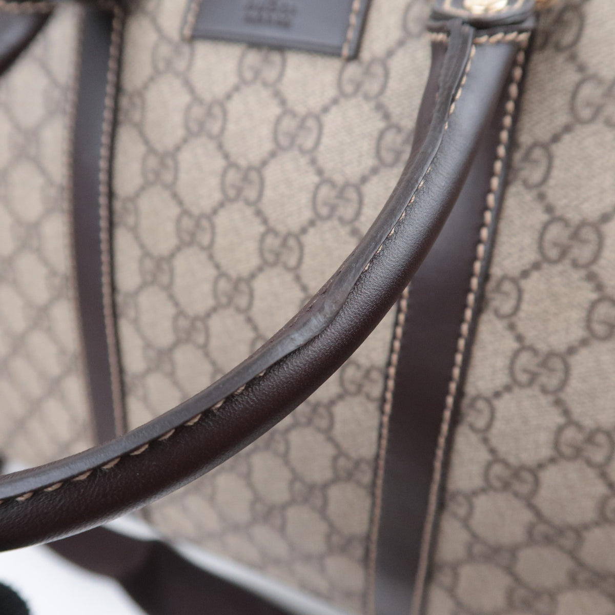 GUCCI 2Way GG Supreme Boston Bag 201539