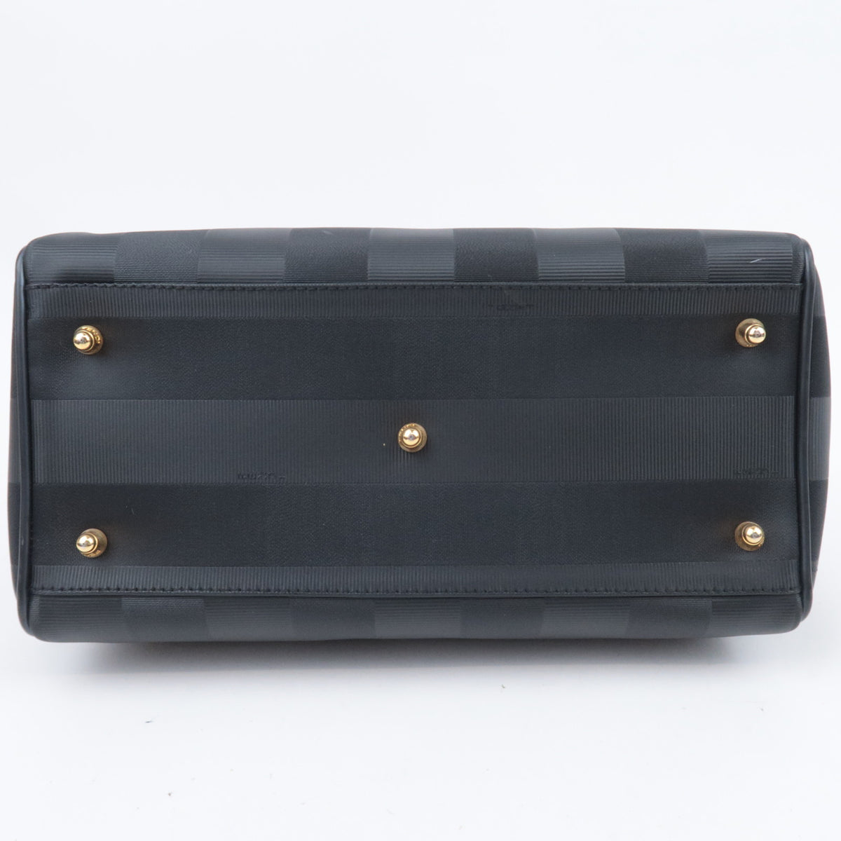 FENDI Pequin Stripe Small Boston Bag