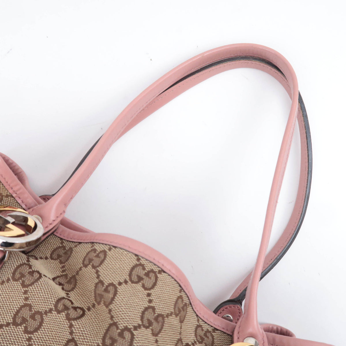 GUCCI GG Twins GG Canvas Tote Bag 232957