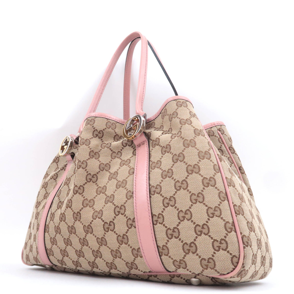 GUCCI GG Twins GG Canvas Tote Bag 232957