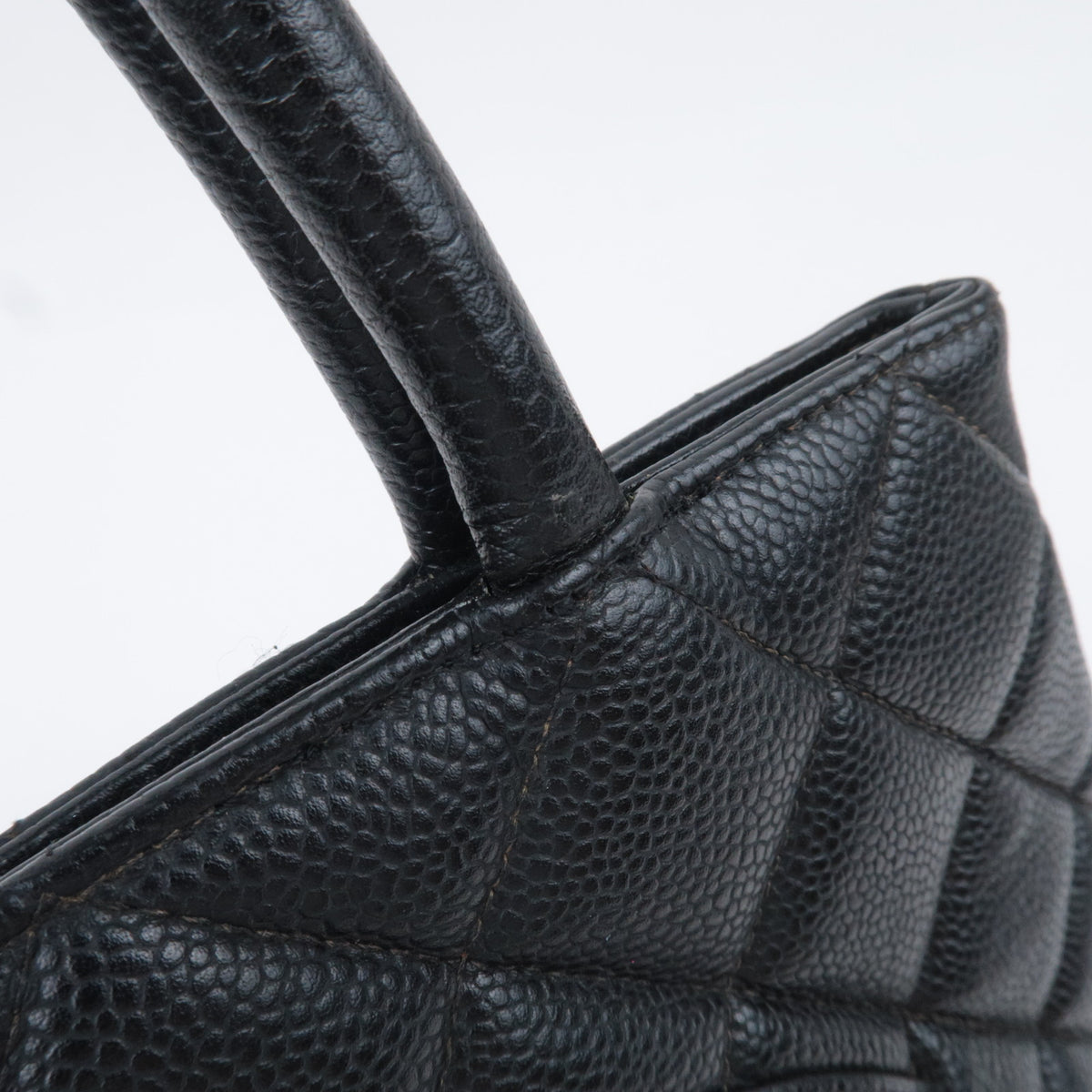 CHANEL Medallion Tote Bag Caviarskin A01804