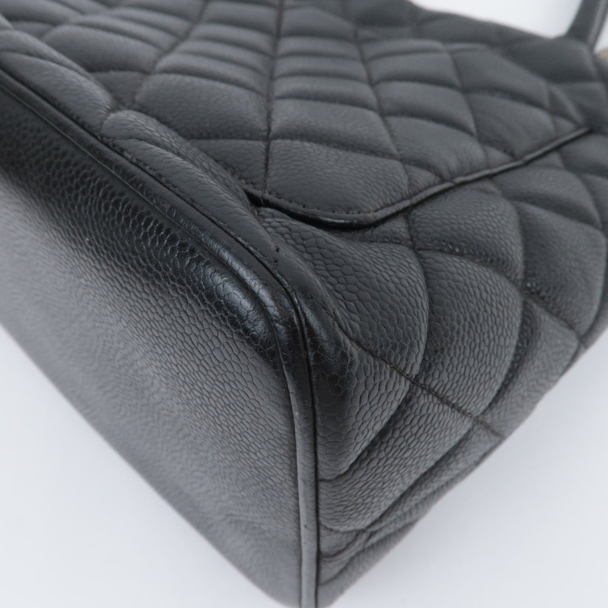 CHANEL Medallion Tote Bag Caviarskin A01804