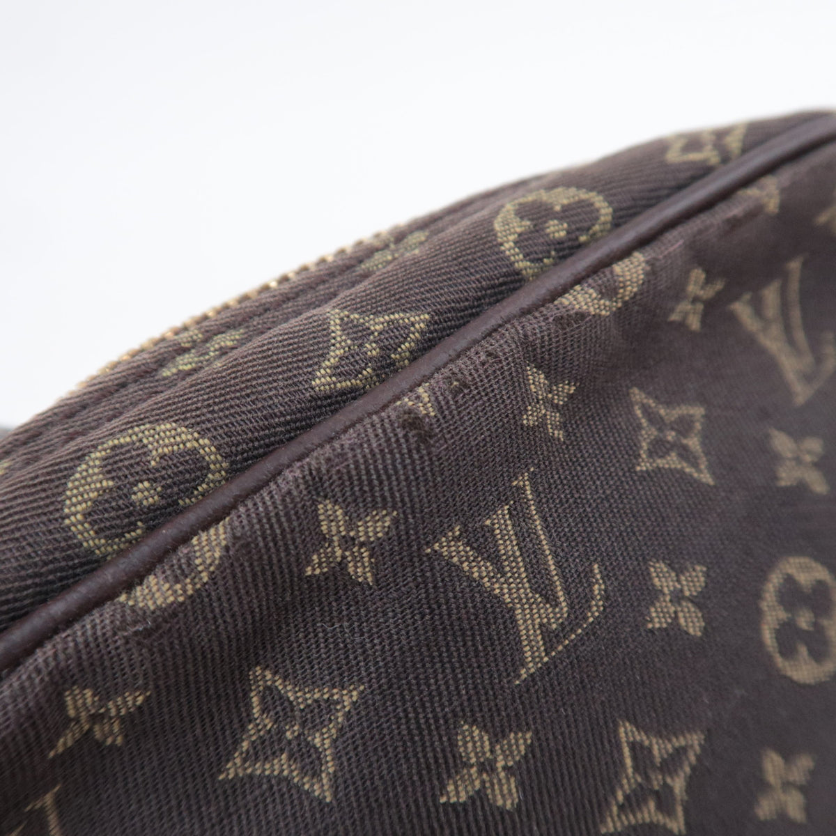 Louis Vuitton Monogram Mini Lin Danube Shoulder Bag Ebene M95228