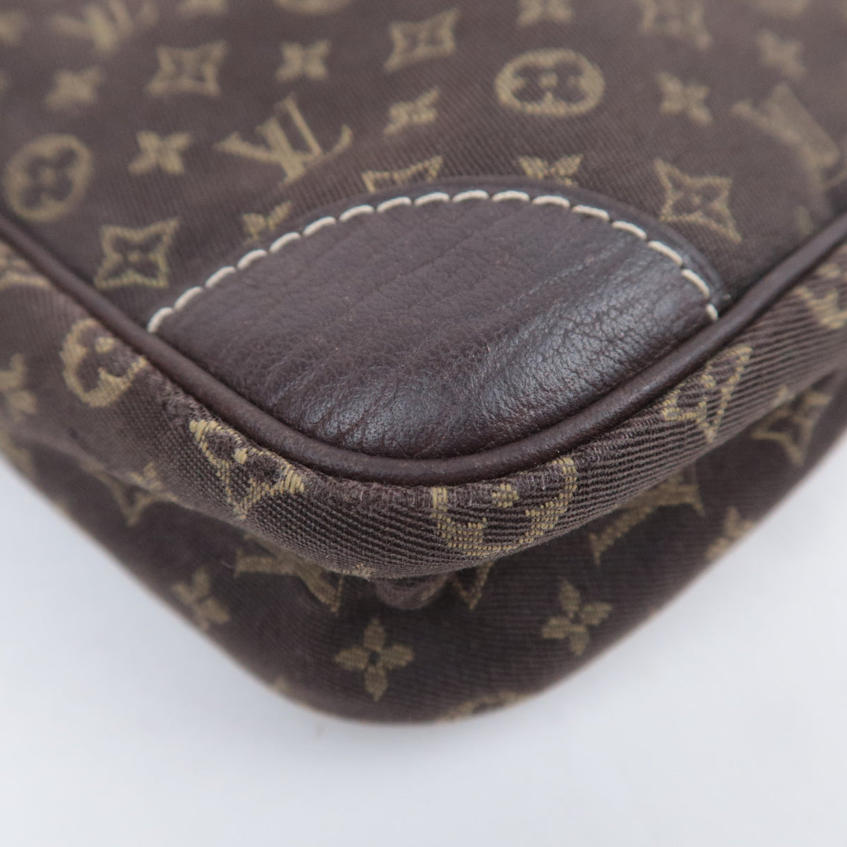 Louis Vuitton Monogram Mini Lin Danube Shoulder Bag Ebene M95228