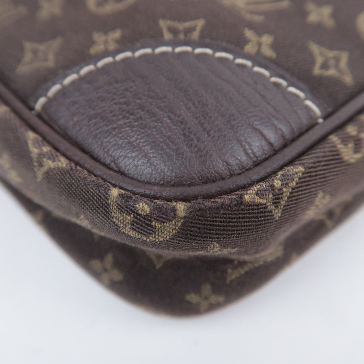 Louis Vuitton Monogram Mini Lin Danube Shoulder Bag Ebene M95228