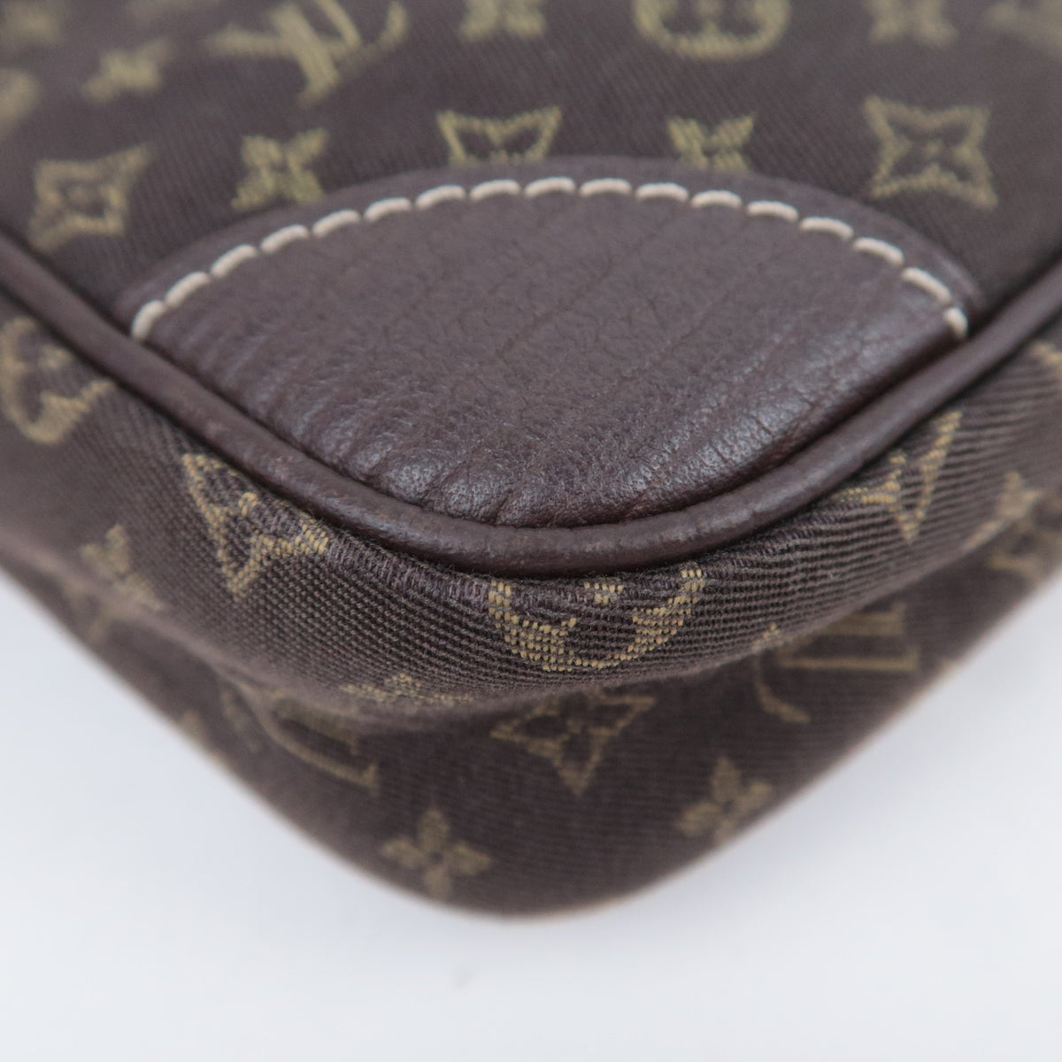 Louis Vuitton Monogram Mini Lin Danube Shoulder Bag Ebene M95228