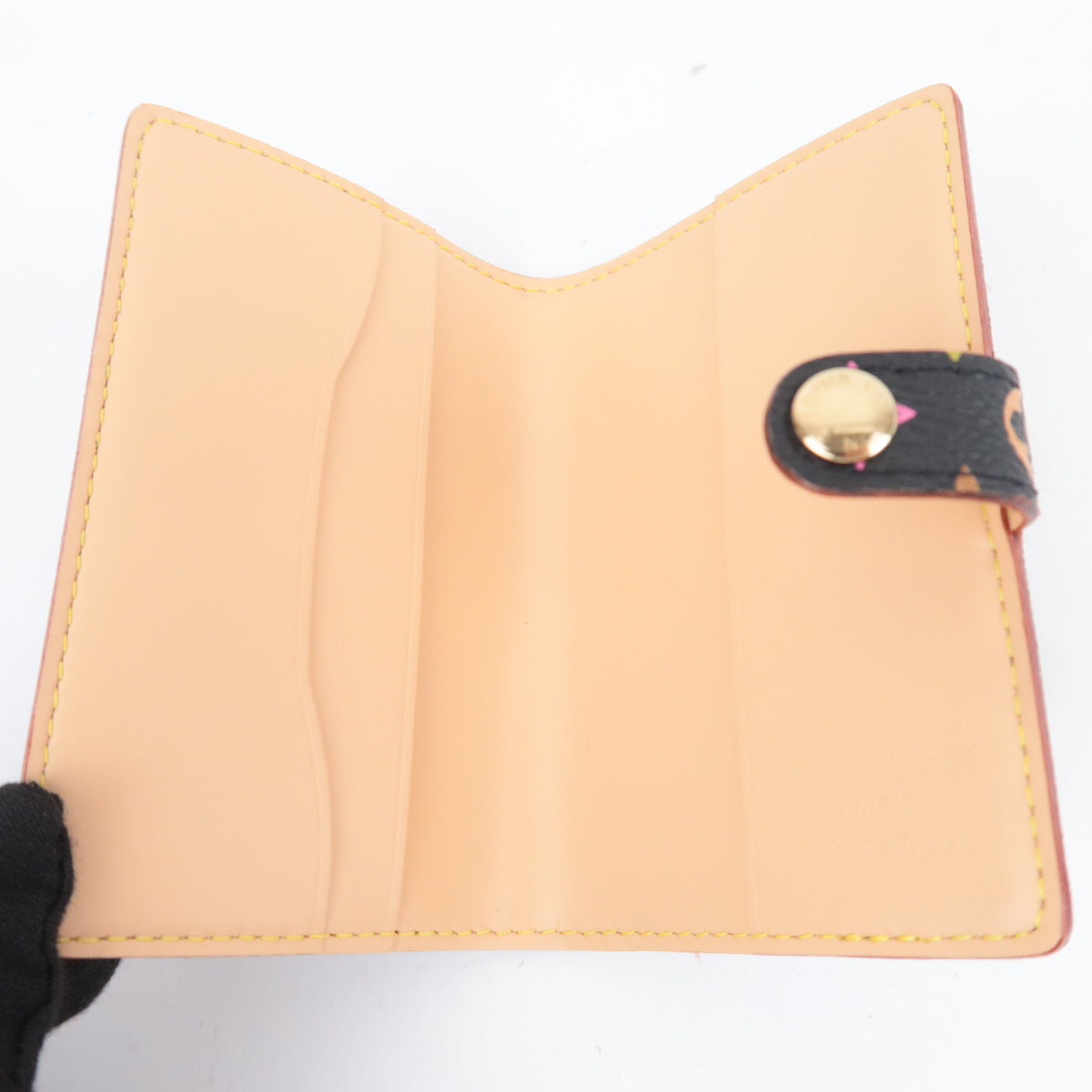 Louis Vuitton Monogram Multicolor Carnet de Val Agenda Mini Planner Cover Noir M92652