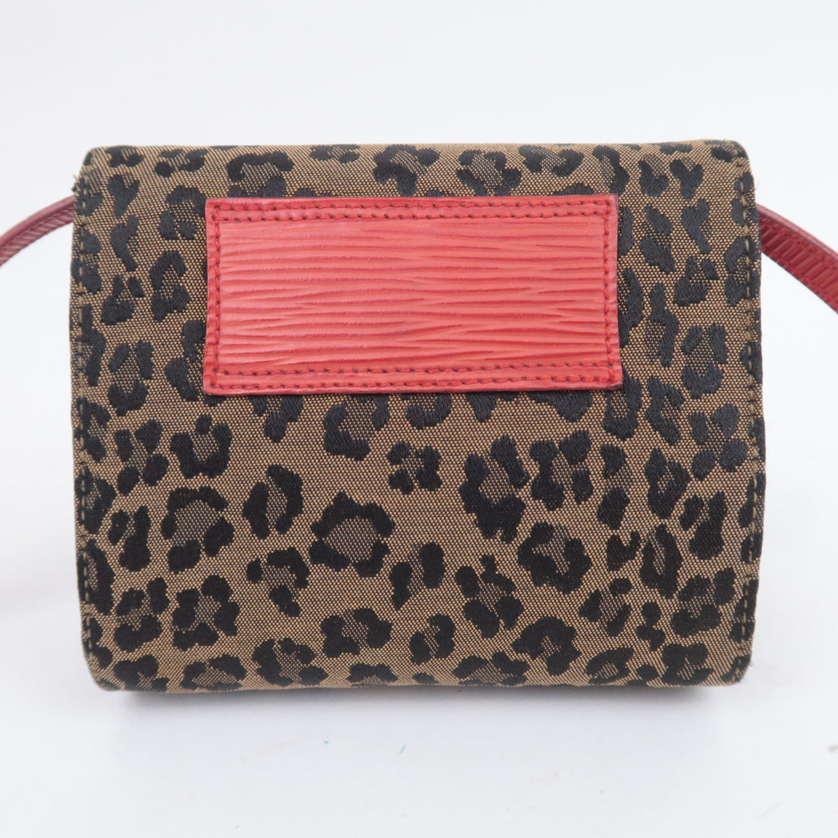 FENDI Leopard Print 2Way Shoulder Bag Belt Bag