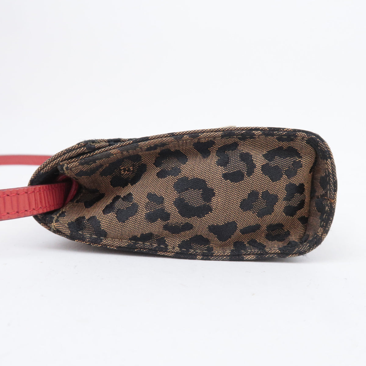 FENDI Leopard Print 2Way Shoulder Bag Belt Bag