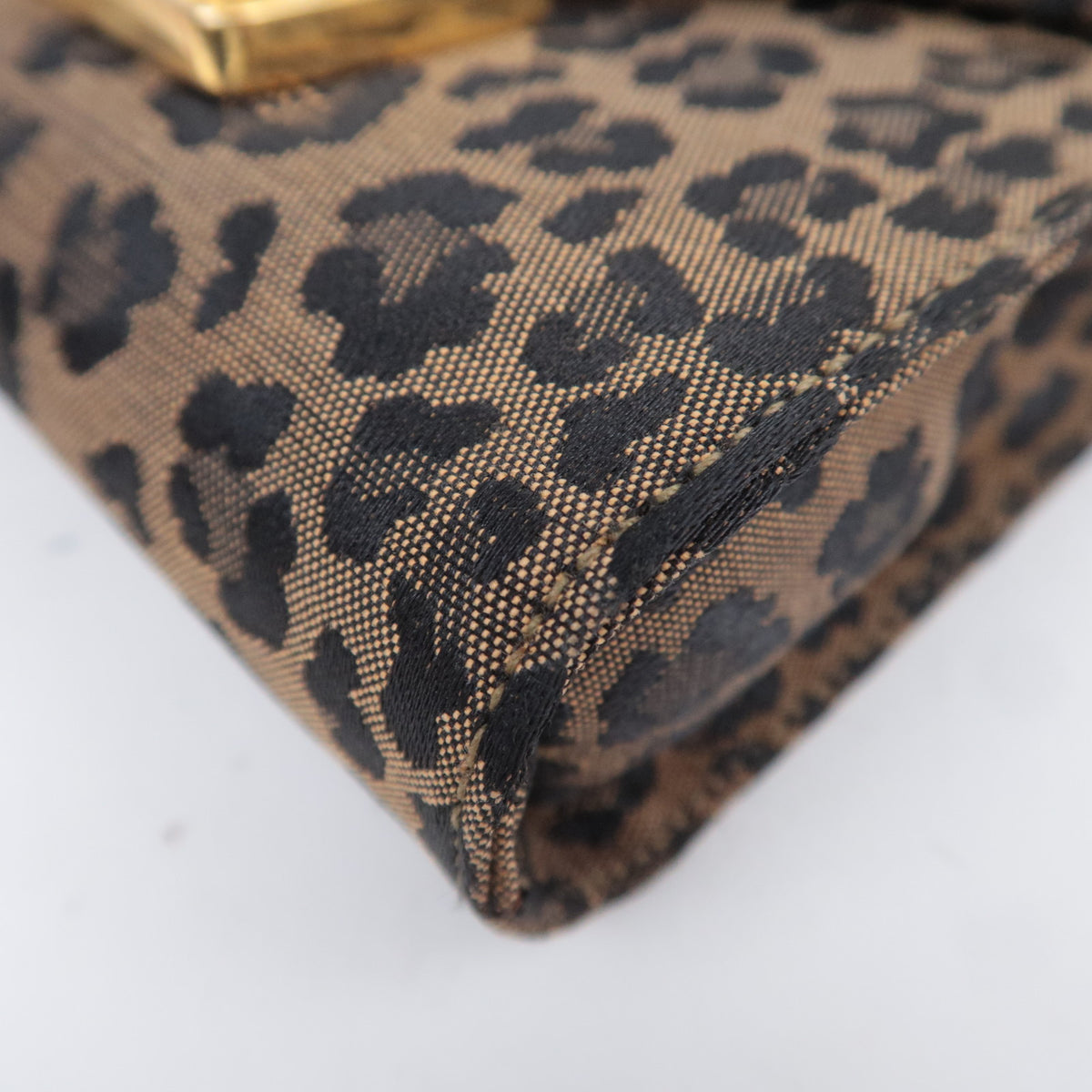 FENDI Leopard Print 2Way Shoulder Bag Belt Bag
