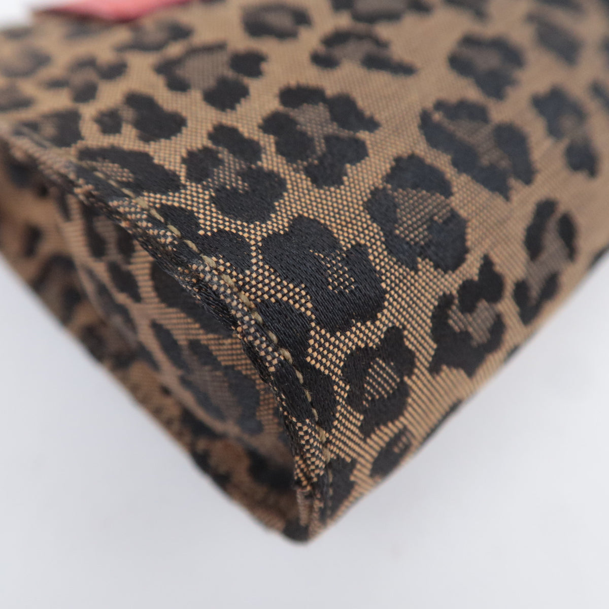 FENDI Leopard Print 2Way Shoulder Bag Belt Bag