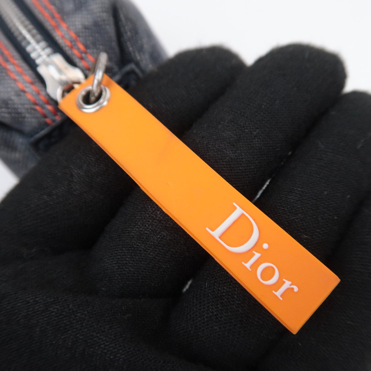 Christian Dior Trotter Flightline Denim Cosmetic Pouch