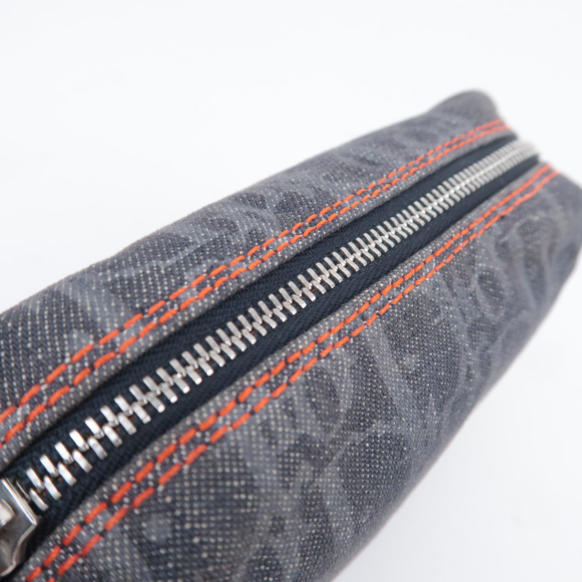 Christian Dior Trotter Flightline Denim Cosmetic Pouch
