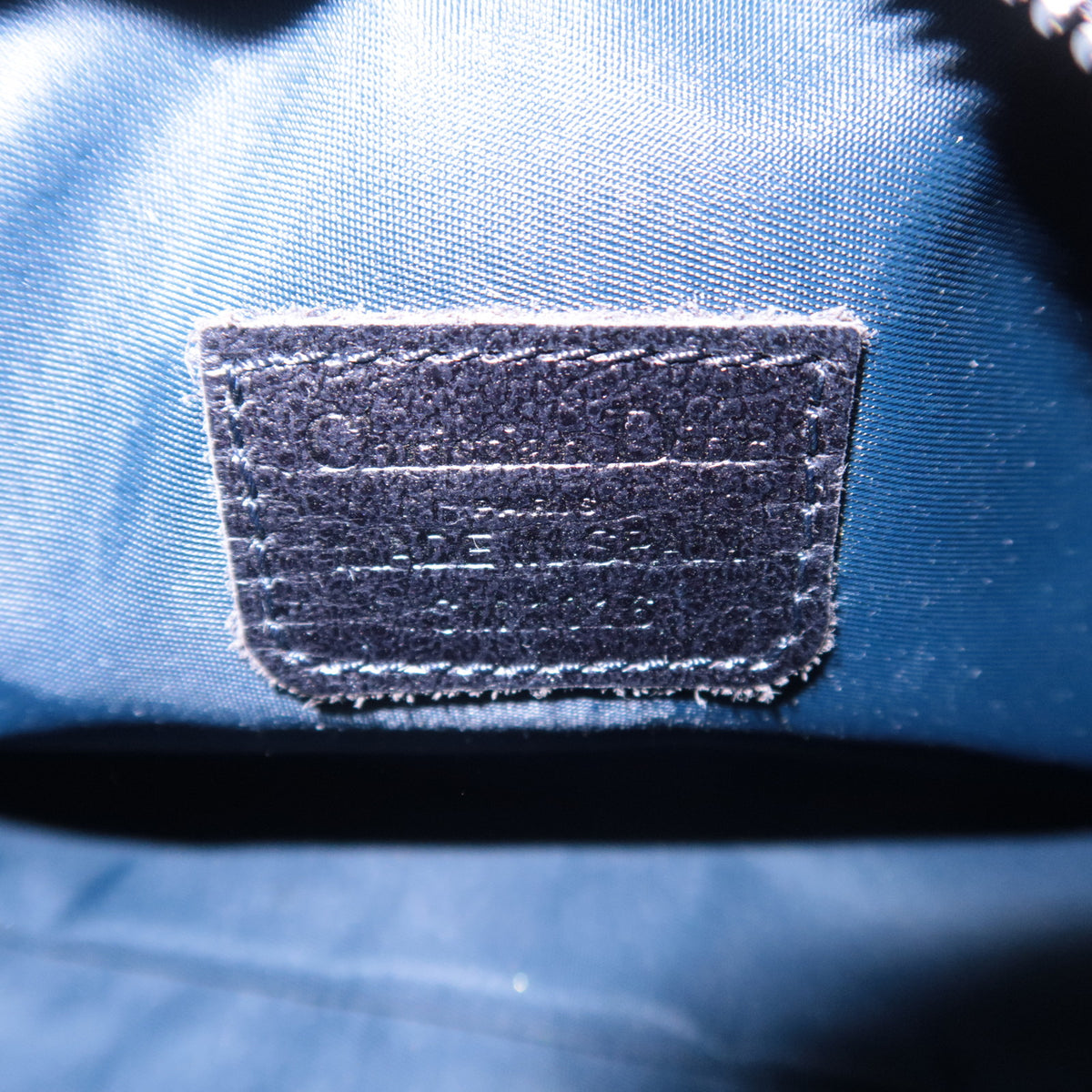 Christian Dior Trotter Flightline Denim Cosmetic Pouch