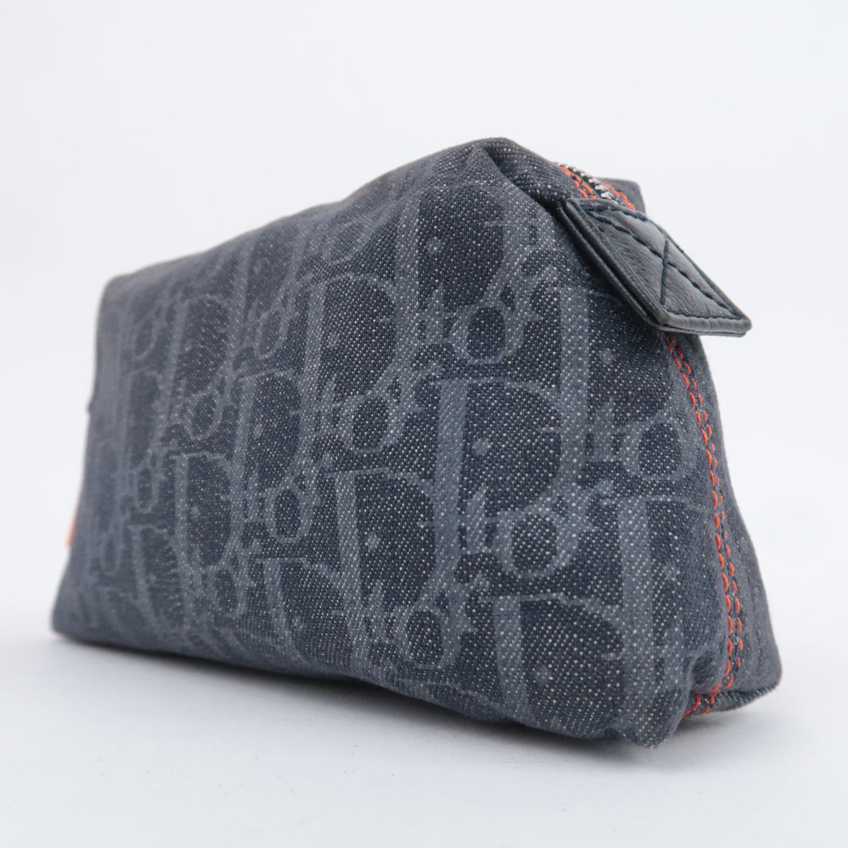 Christian Dior Trotter Flightline Denim Cosmetic Pouch