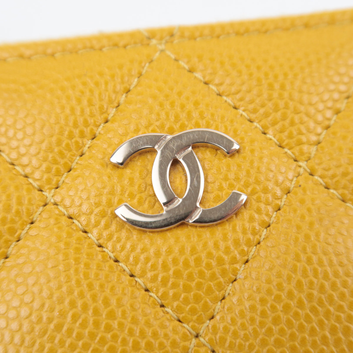 CHANEL Matelasse Classic Zip Coin Purse Caviarskin