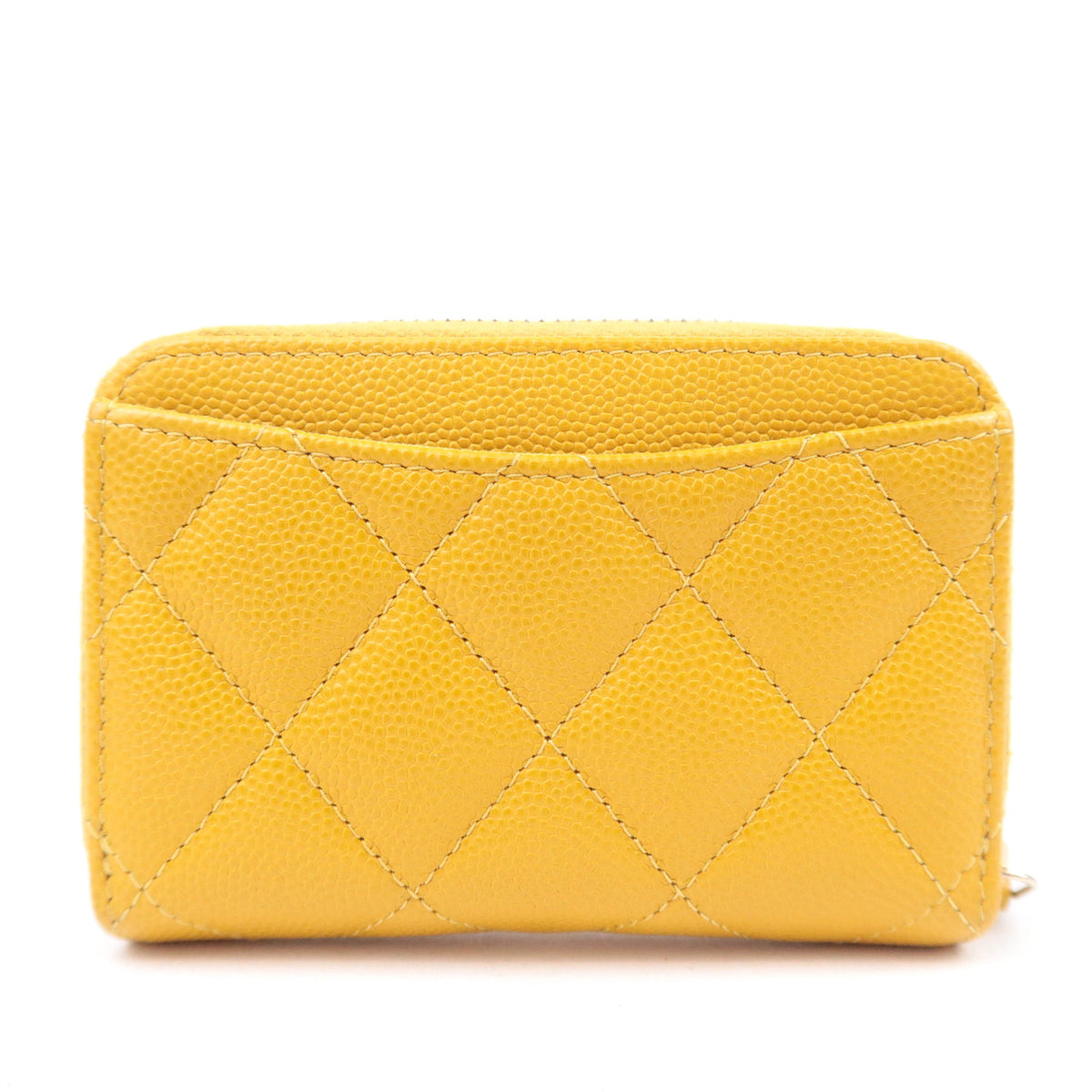 CHANEL Matelasse Classic Zip Coin Purse Caviarskin
