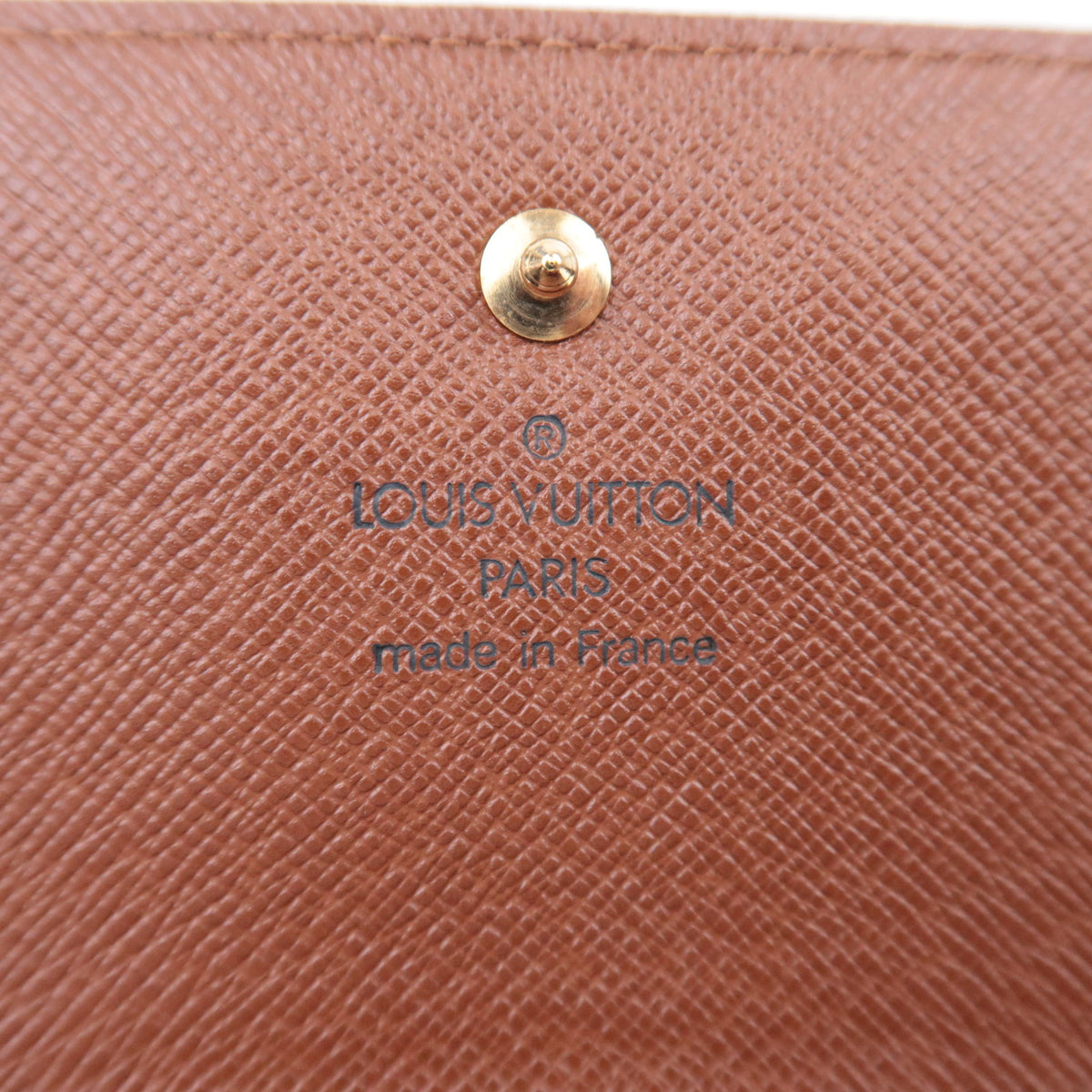 Louis Vuitton Monogram Porte Tresor International  M61215