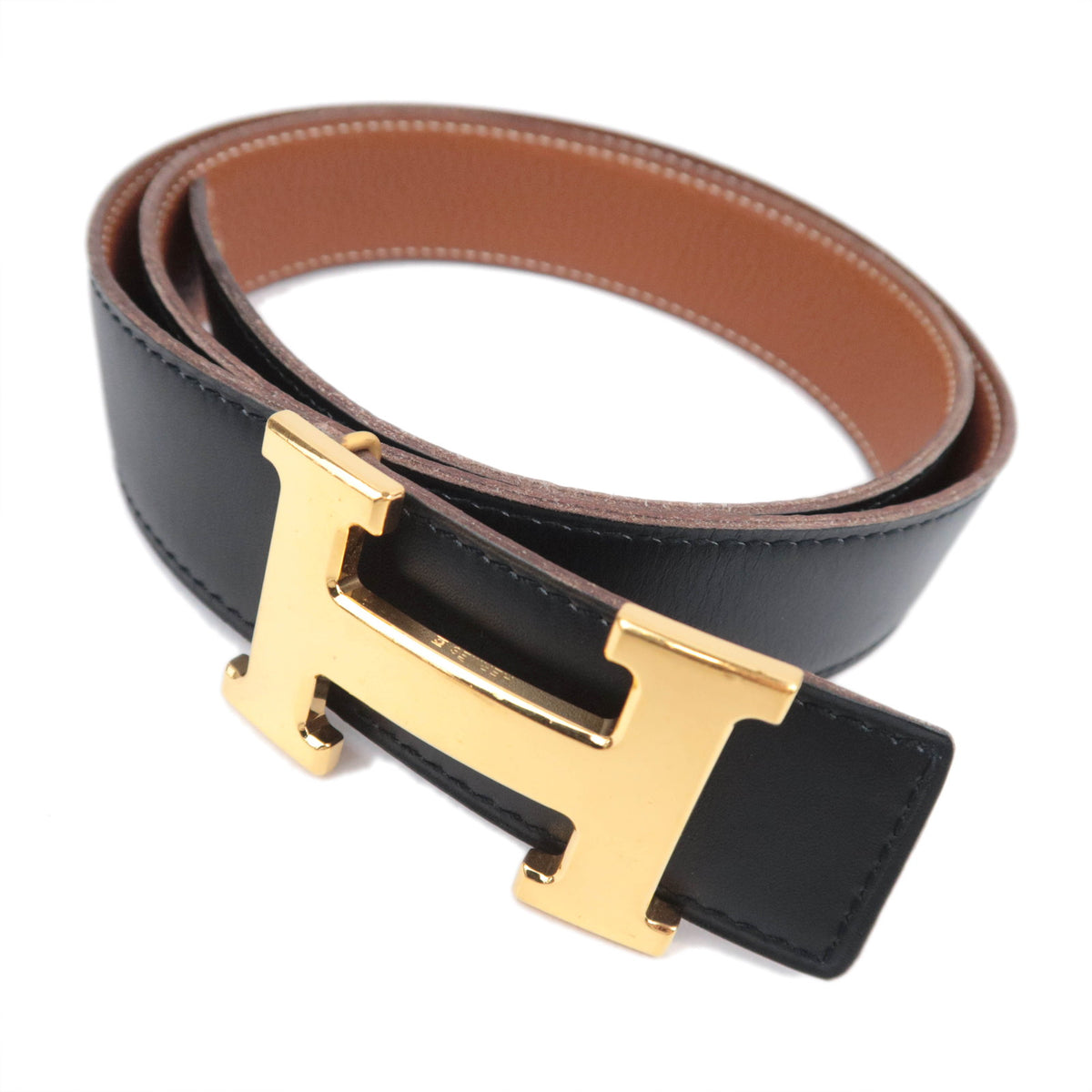 HERMES Constance H Belt Reversible Size 85 □H Stamp (2040)92504