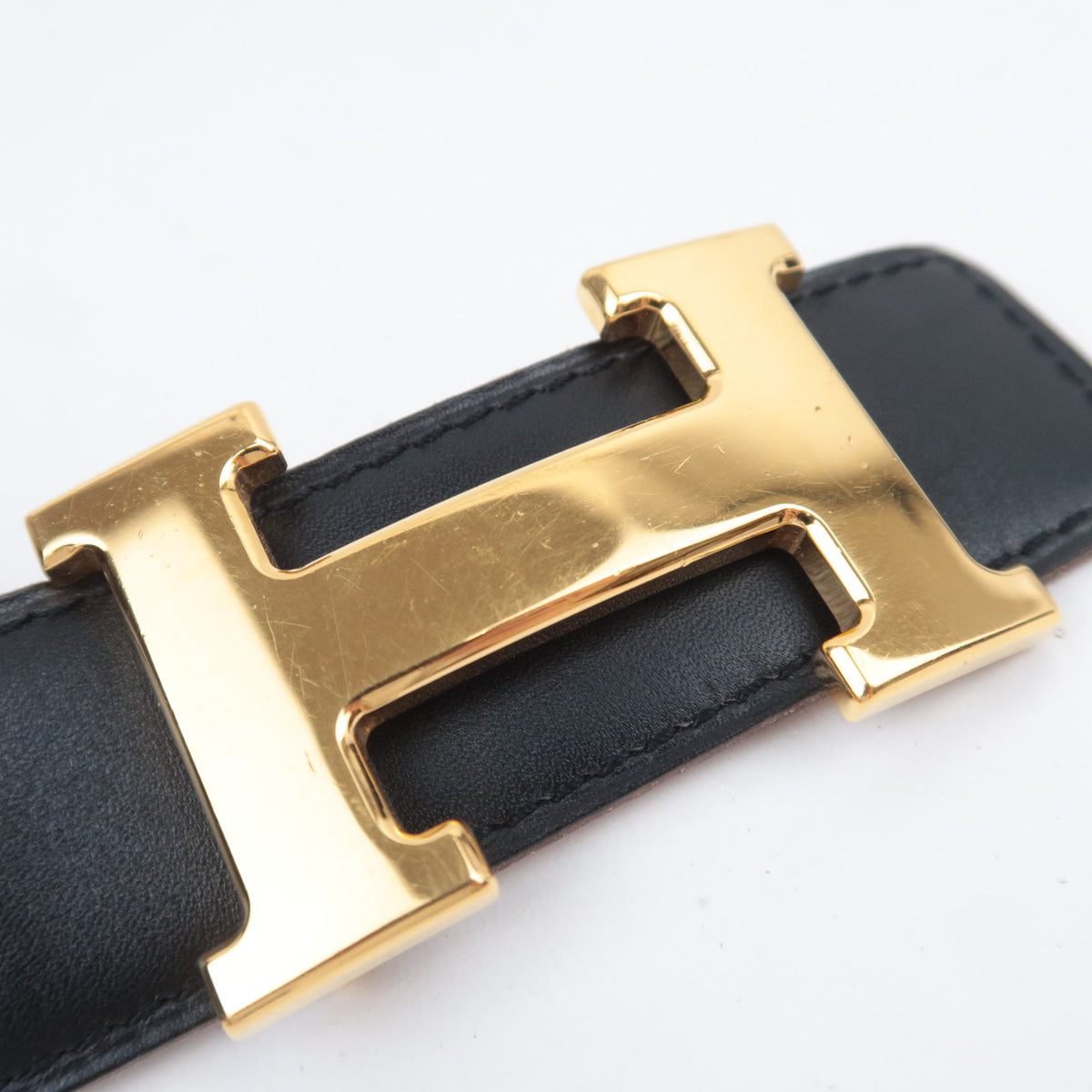 HERMES Constance H Belt Reversible Size 85 □H Stamp (2040)